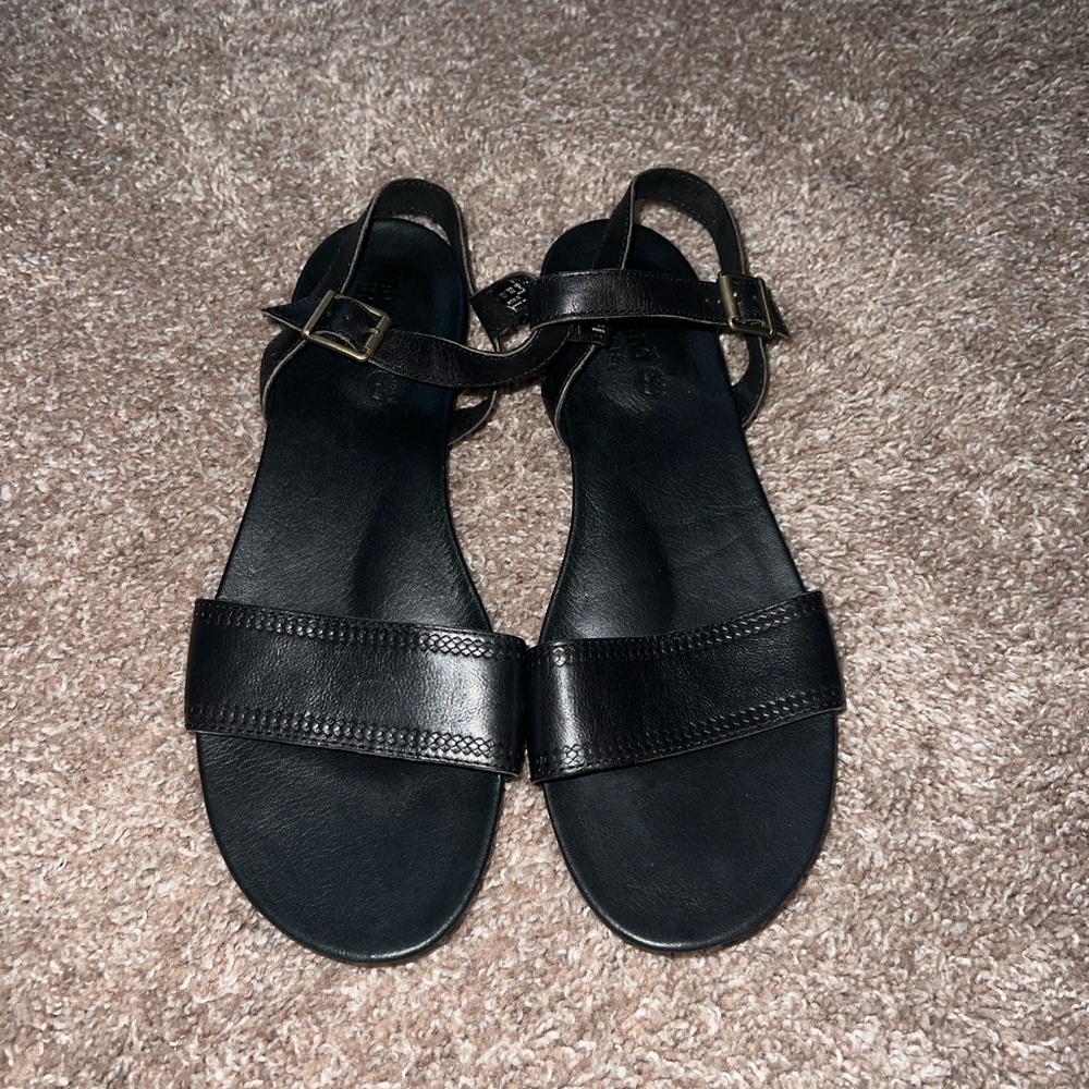 Timberland Black and Brown Sandals